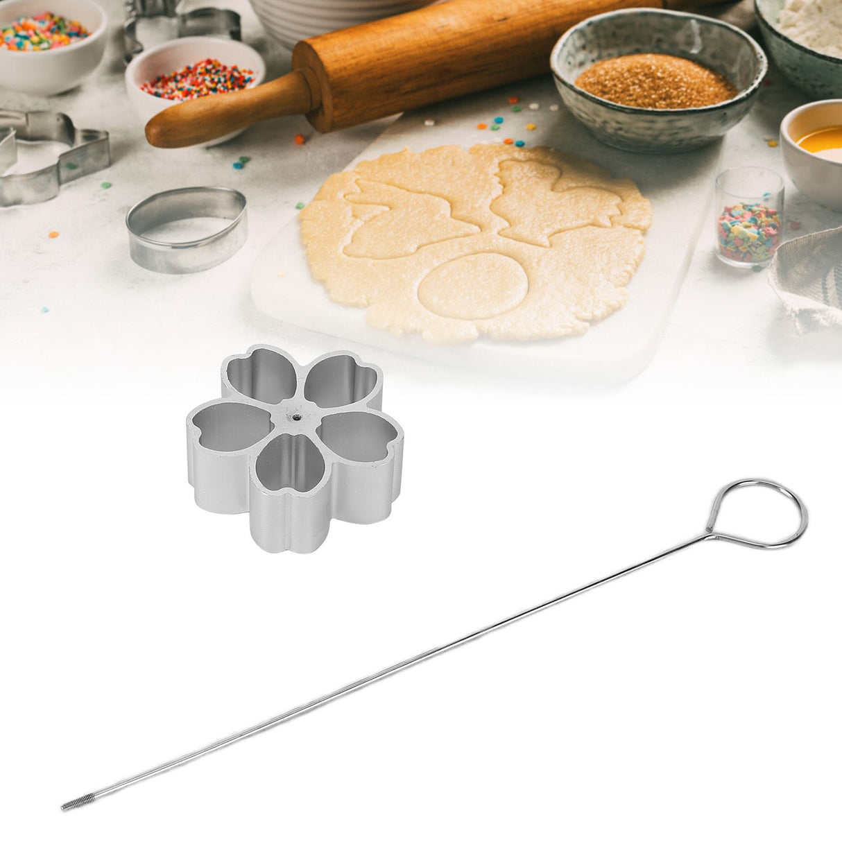 Aluminum Alloy DIY Baking Mold Dessert Beehive Shape Biscuits Donut Mold for Home Cake ShopCherry Shape