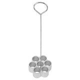 Aluminum Alloy DIY Baking Mold Dessert Beehive Shape Biscuits Donut Mold for Home Cake Shop7‑Hole Large