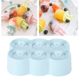 DIY Ice Cream Mold Innovative Household Ice Bar Mold for Home Summer Kitchen RestaurantBlue - Extra Image