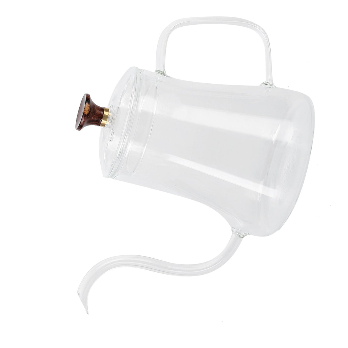 Glass Coffee Pot Swan Neck Thin Mouth Kettle HandMade Coffee Maker Pour Over Kettle(600 ml )