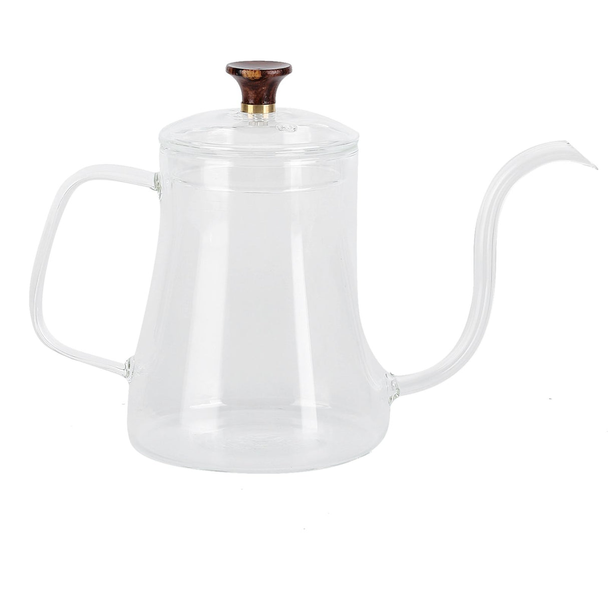 Glass Coffee Pot Swan Neck Thin Mouth Kettle HandMade Coffee Maker Pour Over Kettle(600 ml )