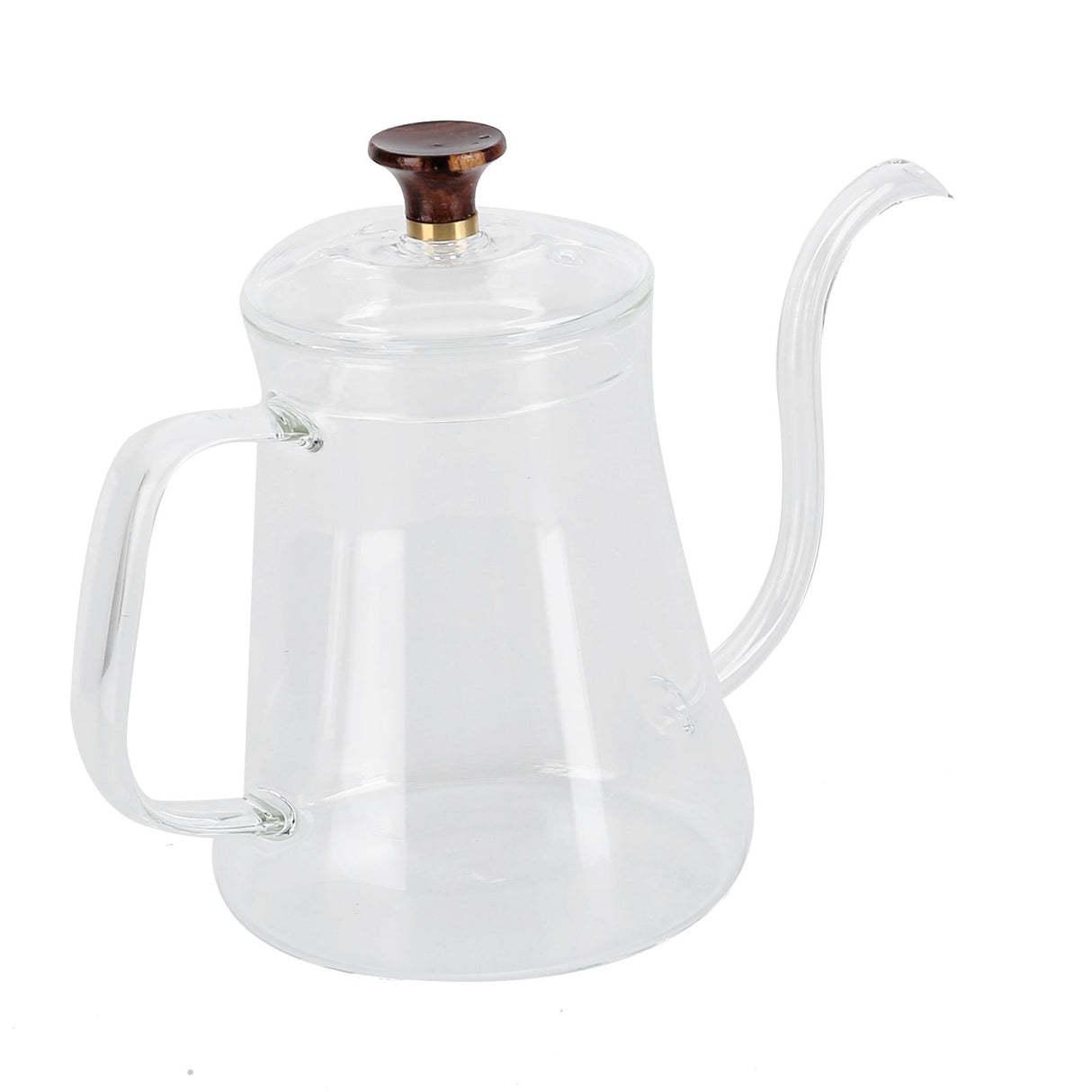 Glass Coffee Pot Swan Neck Thin Mouth Kettle HandMade Coffee Maker Pour Over Kettle(600 ml )