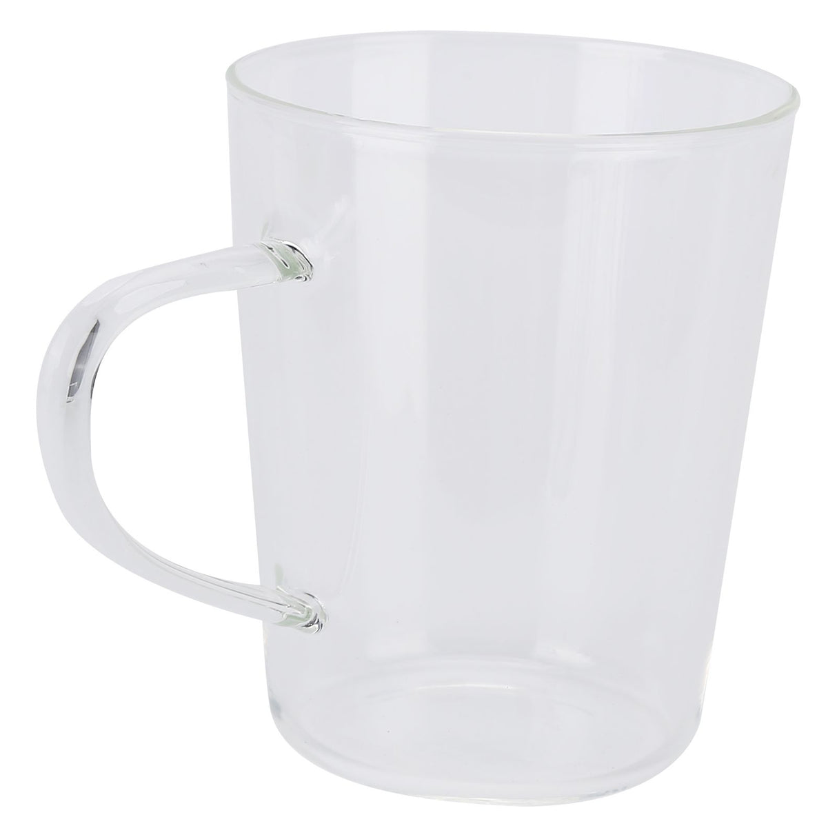 380ml Milk Cup High Borosilicate Glass Thermal Easy to Clean Glass Mug for Kitchens Hotels Coffee ShopsTransparent