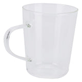 380ml Milk Cup High Borosilicate Glass Thermal Easy to Clean Glass Mug for Kitchens Hotels Coffee ShopsTransparent