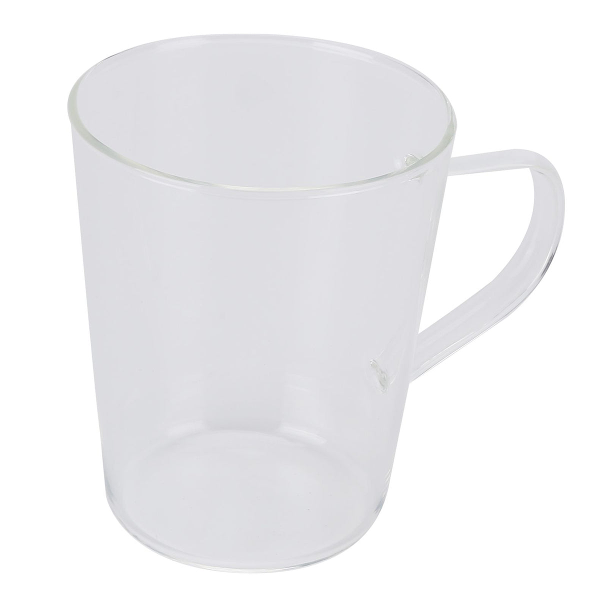 380ml Milk Cup High Borosilicate Glass Thermal Easy to Clean Glass Mug for Kitchens Hotels Coffee ShopsTransparent