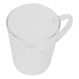 380ml Milk Cup High Borosilicate Glass Thermal Easy to Clean Glass Mug for Kitchens Hotels Coffee ShopsTransparent