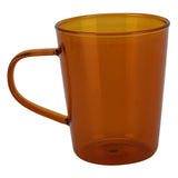 380ml Milk Cup High Borosilicate Glass Thermal Easy to Clean Glass Mug for Kitchens Hotels Coffee ShopsBrown