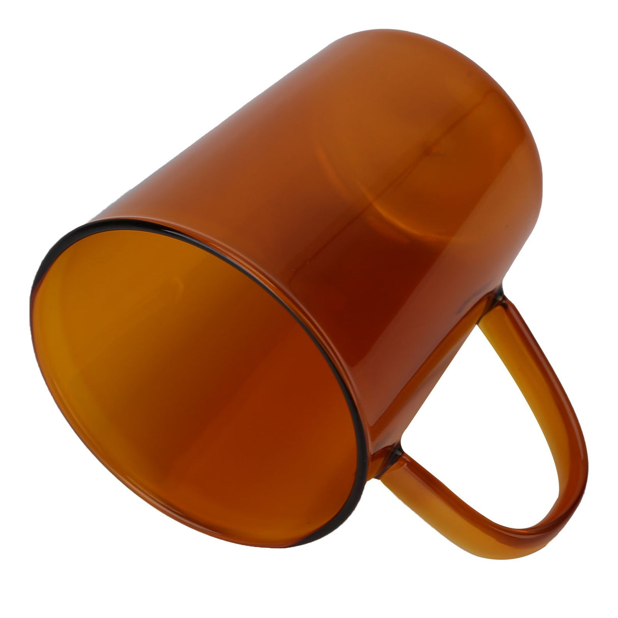 380ml Milk Cup High Borosilicate Glass Thermal Easy to Clean Glass Mug for Kitchens Hotels Coffee ShopsBrown