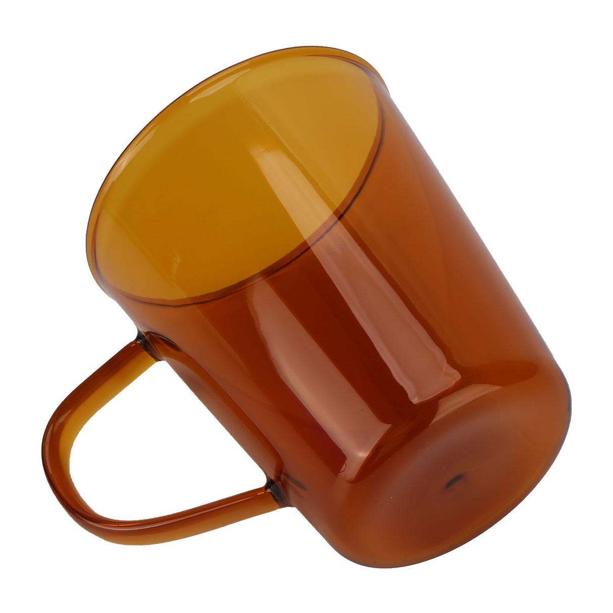 380ml Milk Cup High Borosilicate Glass Thermal Easy to Clean Glass Mug for Kitchens Hotels Coffee ShopsBrown