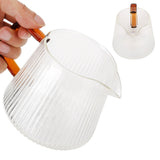 Coffee Cup High Borosilicate Transparent Thickened Tea Cup with Handle for Home Coffee Shop350ml