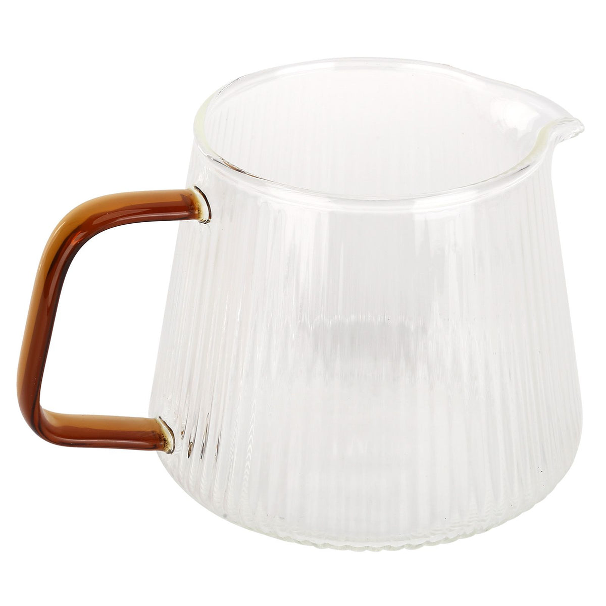 Coffee Cup High Borosilicate Transparent Thickened Tea Cup with Handle for Home Coffee Shop500ml