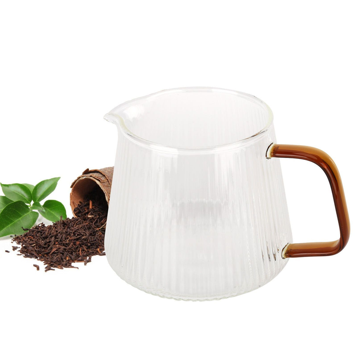 Coffee Cup High Borosilicate Transparent Thickened Tea Cup with Handle for Home Coffee Shop500ml