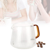 Coffee Cup High Borosilicate Transparent Thickened Tea Cup with Handle for Home Coffee Shop500ml
