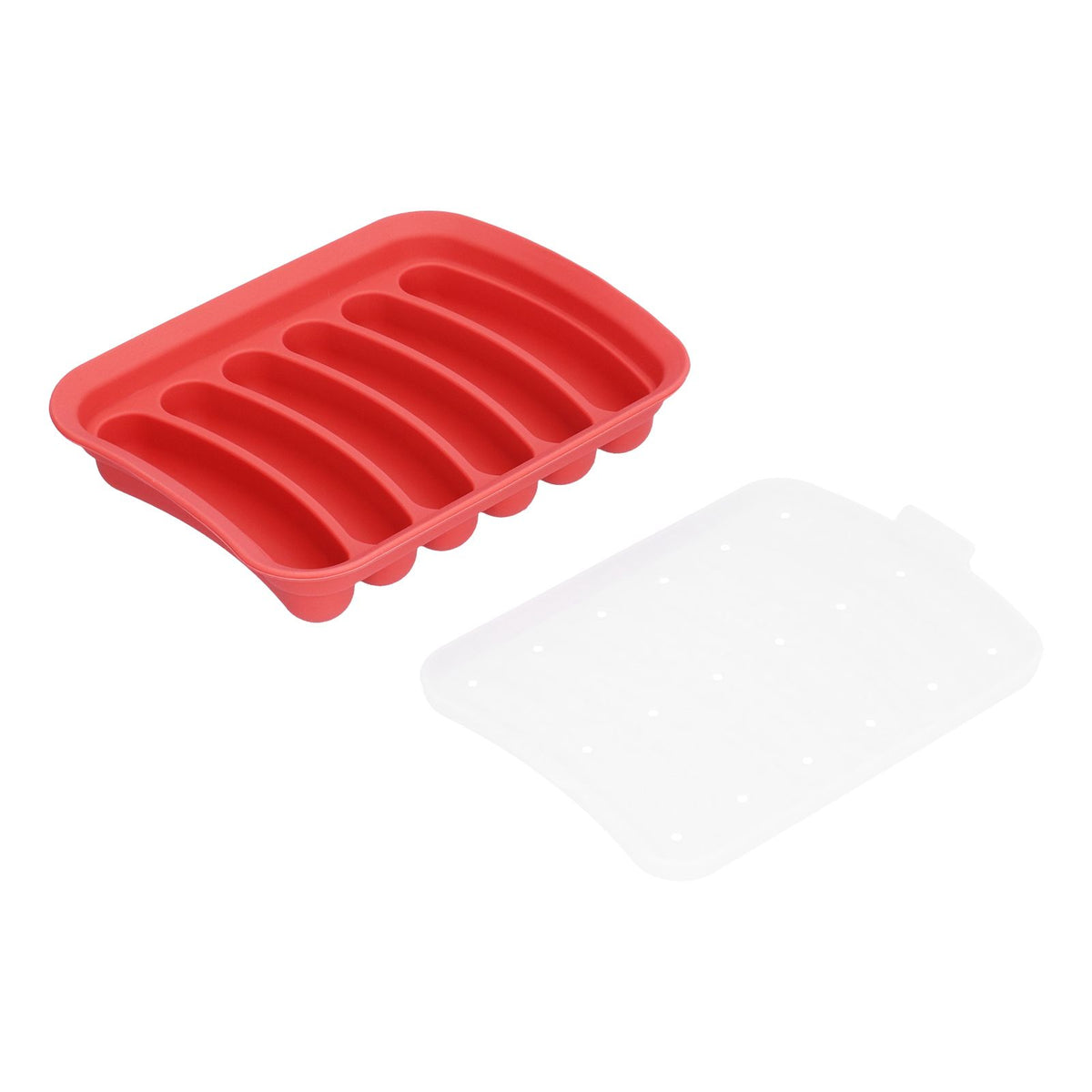 Sausage Mold Food Grade Silicone Nonstick Sausage Maker Molds Homemade Hot Dogs Mold DIY Baking Tools for Home Kitchen Restaurant HotelRed