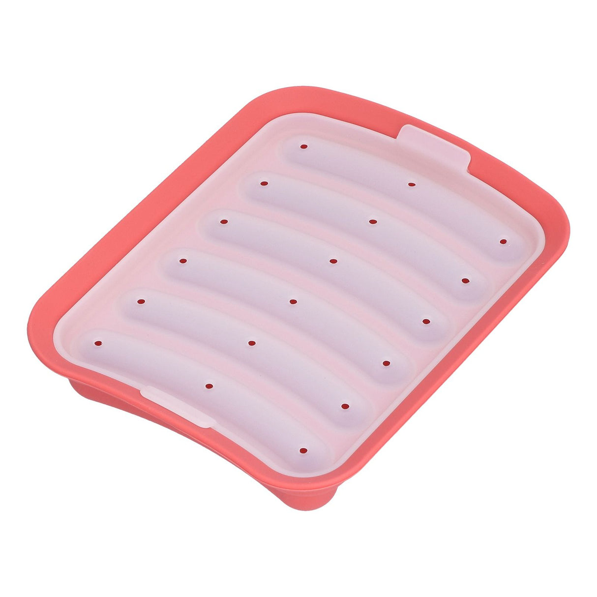 Sausage Mold Food Grade Silicone Nonstick Sausage Maker Molds Homemade Hot Dogs Mold DIY Baking Tools for Home Kitchen Restaurant HotelRed