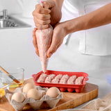 Sausage Mold Food Grade Silicone Nonstick Sausage Maker Molds Homemade Hot Dogs Mold DIY Baking Tools for Home Kitchen Restaurant HotelRed