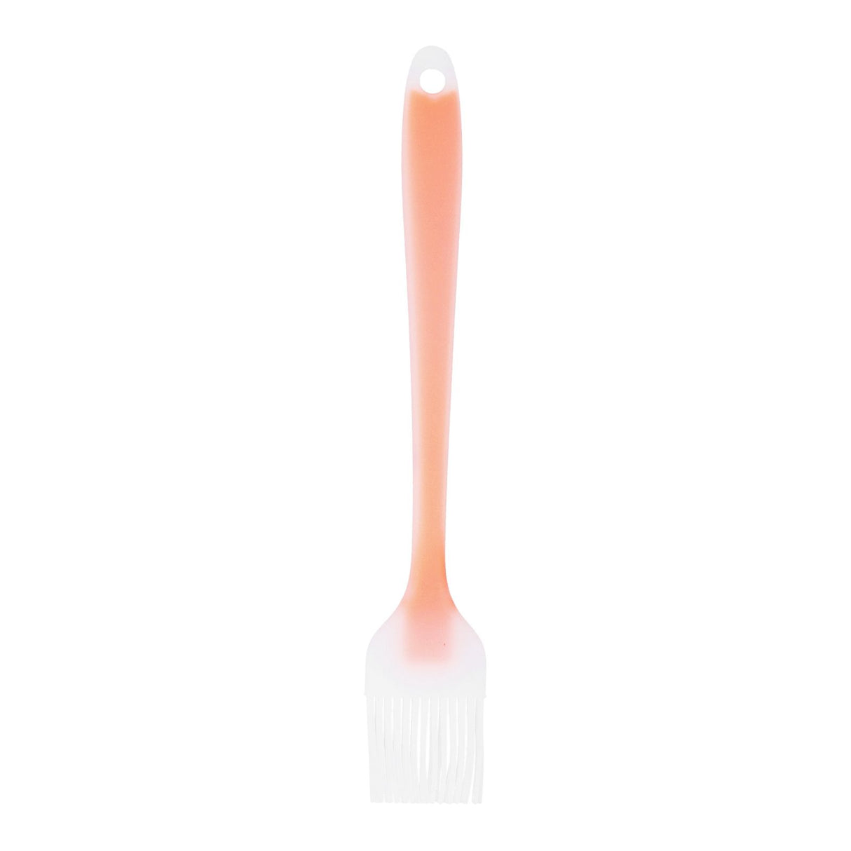 Oil Brush Heat Resistant Small Silicone Translucent Barbecue Cooking Seasoning BrushTransparent Orange