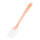 Oil Brush Heat Resistant Small Silicone Translucent Barbecue Cooking Seasoning BrushTransparent Orange - Rear View