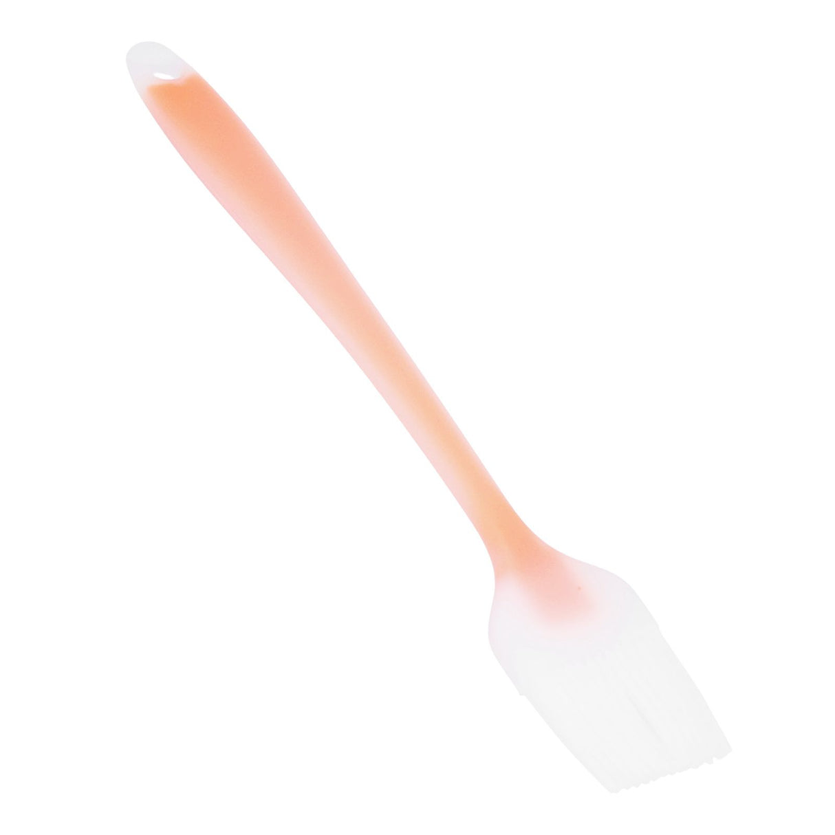 Oil Brush Heat Resistant Small Silicone Translucent Barbecue Cooking Seasoning BrushTransparent Orange
