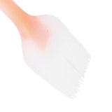 Oil Brush Heat Resistant Small Silicone Translucent Barbecue Cooking Seasoning BrushTransparent Orange
