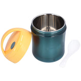Insulated Food Jar 500ml 304 Stainless Steel Silicone Waterproof Keep Warm Lunch Box for SoupYellow - Extra Image