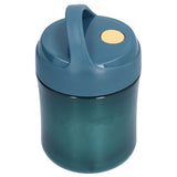 Insulated Food Jar 500ml 304 Stainless Steel Silicone Waterproof Keep Warm Lunch Box for SoupBlue - 45-Degree Angle