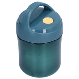Insulated Food Jar 500ml 304 Stainless Steel Silicone Waterproof Keep Warm Lunch Box for SoupBlue - Rear View