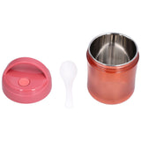 Insulated Food Jar 500ml 304 Stainless Steel Silicone Waterproof Keep Warm Lunch Box for SoupRed