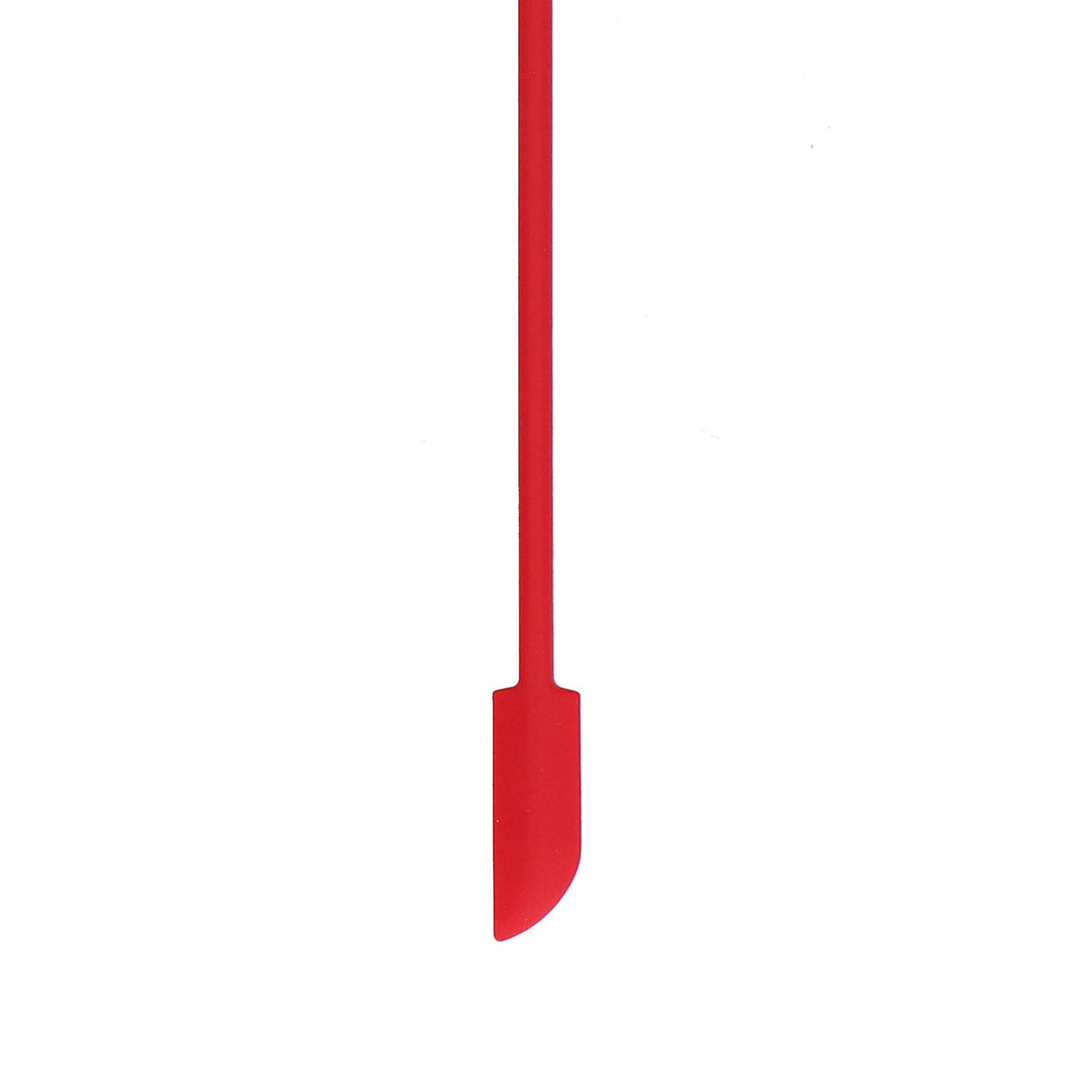 Small Spatula and Long Silicone Double Headed Mini Jam Cake Cream Makeup Bottle Spatula3pcs Red