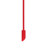 Small Spatula and Long Silicone Double Headed Mini Jam Cake Cream Makeup Bottle Spatula3pcs Red