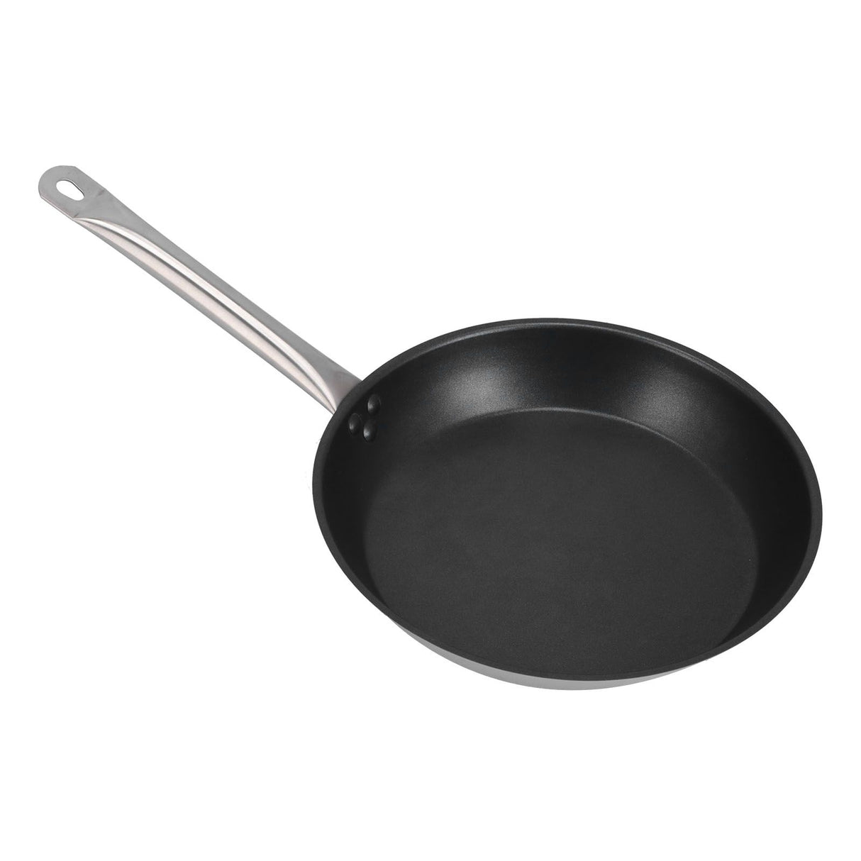 Stainless Steel Frying Pan Non‑Stick Stir‑Fry Pan Omelet Pancake Maker with Single Handle300x50mm