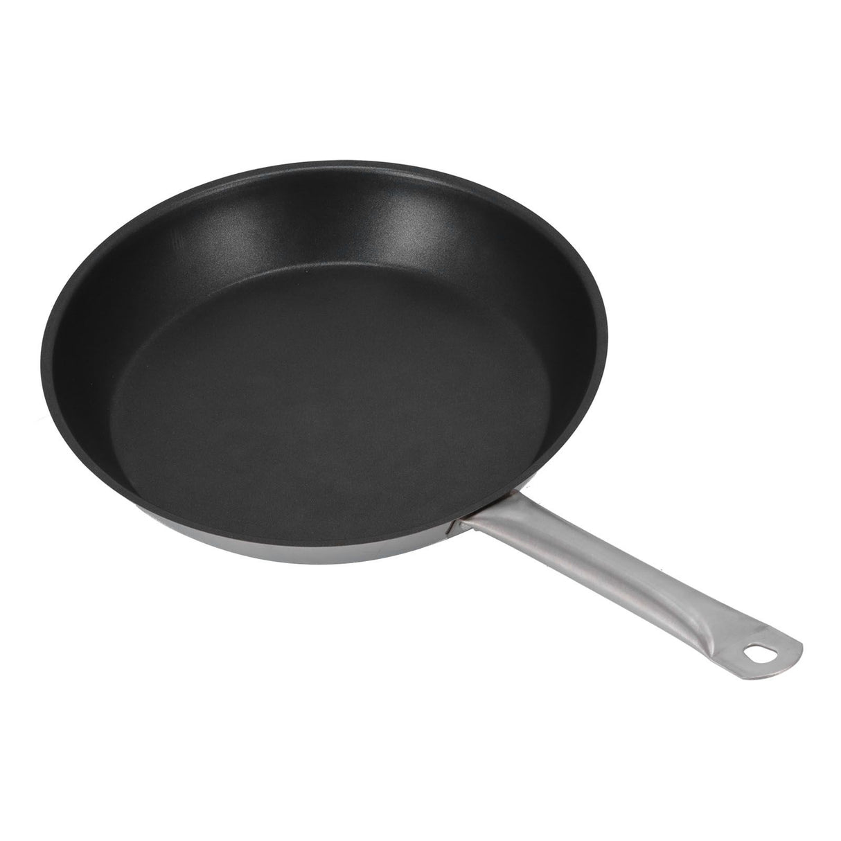 Stainless Steel Frying Pan Non‑Stick Stir‑Fry Pan Omelet Pancake Maker with Single Handle300x50mm
