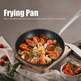 Stainless Steel Frying Pan Non‑Stick Stir‑Fry Pan Omelet Pancake Maker with Single Handle300x50mm - Extra Image