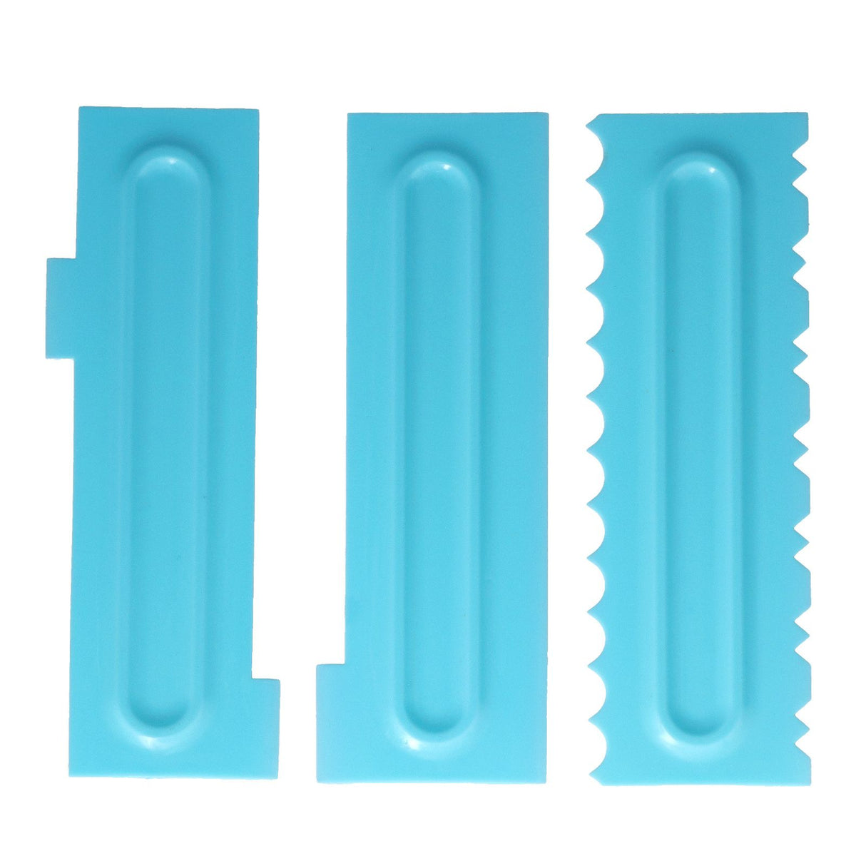 DIY Cream Scraper Combs Fondant Cake Pattern Modeling Tool for Home Kitchen Bakery1Set(12Pcs)