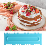 DIY Cream Scraper Combs Fondant Cake Pattern Modeling Tool for Home Kitchen Bakery1Set(12Pcs)