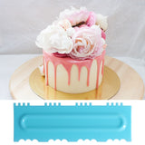 DIY Cream Scraper Combs Fondant Cake Pattern Modeling Tool for Home Kitchen Bakery1Set(12Pcs)