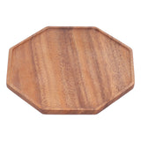 Tea Plate Natural Wood Environmental Protection Uniform Texture Odorless Serving Tray25x25x2cm