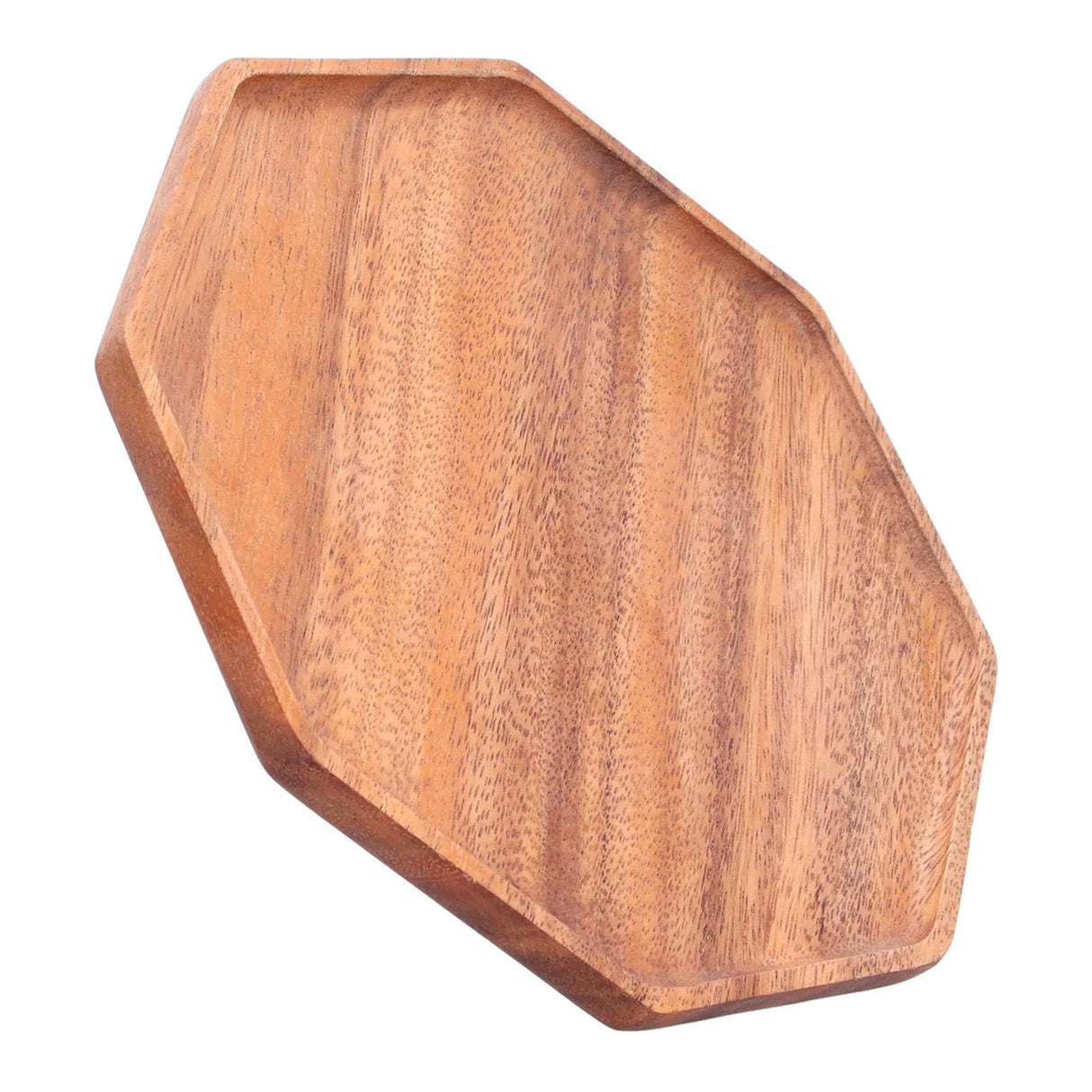Tea Plate Natural Wood Environmental Protection Uniform Texture Odorless Serving Tray25x25x2cm