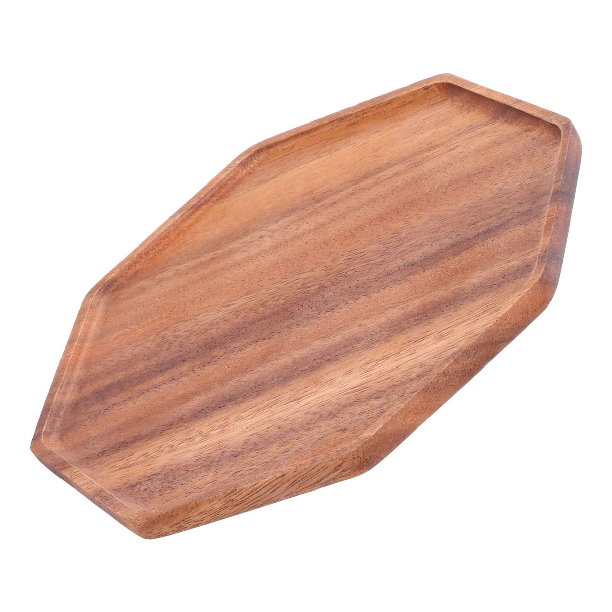 Tea Plate Natural Wood Environmental Protection Uniform Texture Odorless Serving Tray25x25x2cm