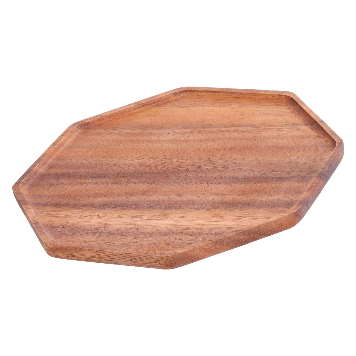 Tea Plate Natural Wood Environmental Protection Uniform Texture Odorless Serving Tray25x25x2cm