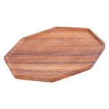 Tea Plate Natural Wood Environmental Protection Uniform Texture Odorless Serving Tray25x25x2cm
