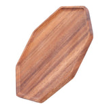Tea Plate Natural Wood Environmental Protection Uniform Texture Odorless Serving Tray25x25x2cm
