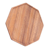 Tea Plate Natural Wood Environmental Protection Uniform Texture Odorless Serving Tray25x25x2cm