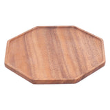 Tea Plate Natural Wood Environmental Protection Uniform Texture Odorless Serving Tray25x25x2cm