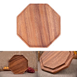 Tea Plate Natural Wood Environmental Protection Uniform Texture Odorless Serving Tray25x25x2cm