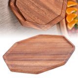 Tea Plate Natural Wood Environmental Protection Uniform Texture Odorless Serving Tray25x25x2cm