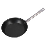 304 Stainless Steel Fry Pan Non Stick Heat Resistant Frying Egg Pan Professional Cookware for Kitchen Restaurant280x50mm - Side View
