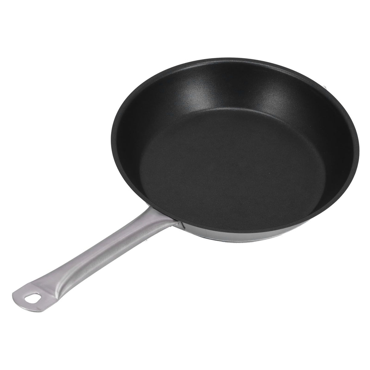 304 Stainless Steel Fry Pan Non Stick Heat Resistant Frying Egg Pan Professional Cookware for Kitchen Restaurant280x50mm
