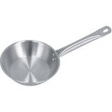 Stainless Steel Frying Pan Single Handle Fried Pan Cookware for Home induction Cooker7.9x2.0in