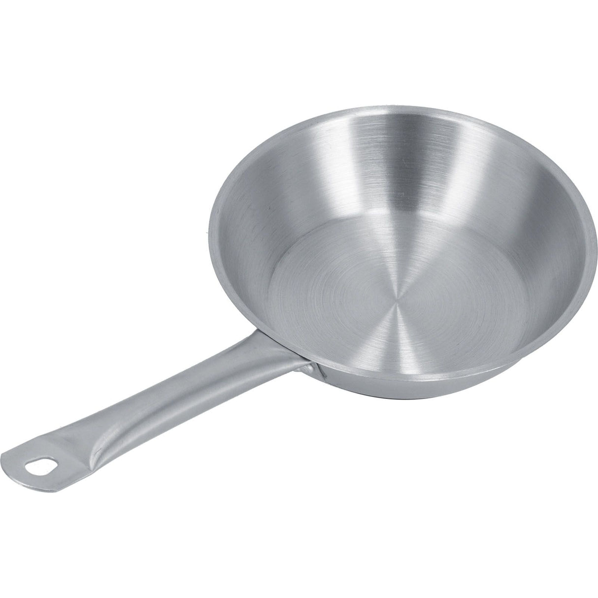 Stainless Steel Frying Pan Single Handle Fried Pan Cookware for Home induction Cooker7.9x2.0in